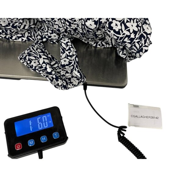 Boden Womens Maxi Dress Size 14 Navy Blue White Floral Trim Lace D0135 NWT - Picture 14 of 14